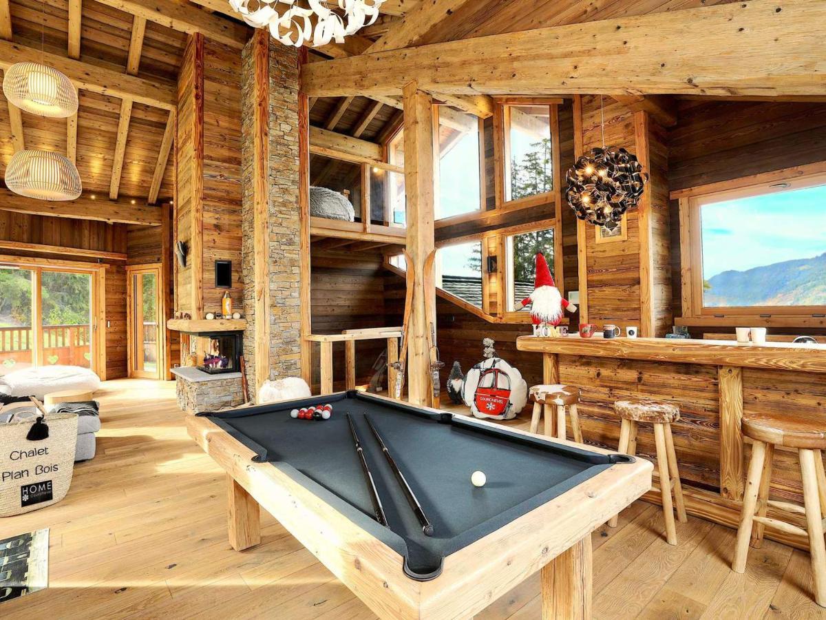 Chalet Raffine A La Tania, Courchevel - 10/12 Pers, Spa, Sauna, Billard, Ski-In/Ski-Out - Fr-1-575-20 Βίλα Εξωτερικό φωτογραφία