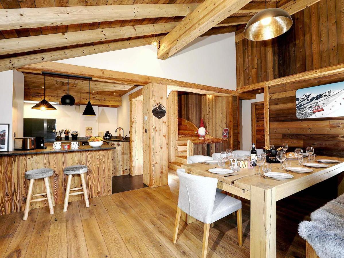 Chalet Raffine A La Tania, Courchevel - 10/12 Pers, Spa, Sauna, Billard, Ski-In/Ski-Out - Fr-1-575-20 Βίλα Εξωτερικό φωτογραφία