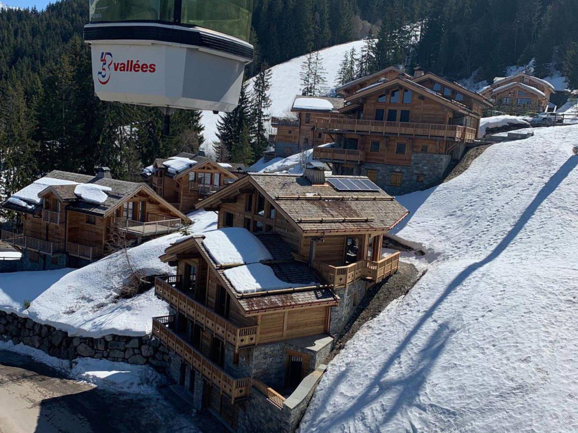 Chalet Raffine A La Tania, Courchevel - 10/12 Pers, Spa, Sauna, Billard, Ski-In/Ski-Out - Fr-1-575-20 Βίλα Εξωτερικό φωτογραφία